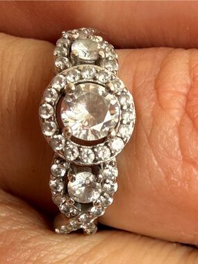 925 halo ring size 7